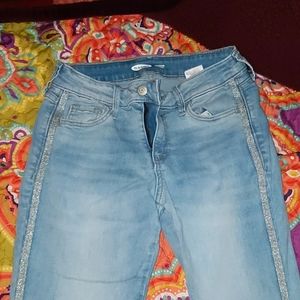 Old Navy skinny jeans light wash